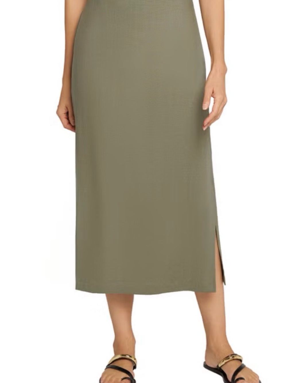Matty M Women's Linen Blend Skirt